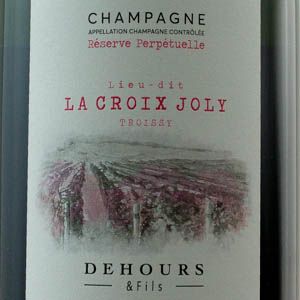Champagne Dehours La Croix Joly Rserve Perptuelle