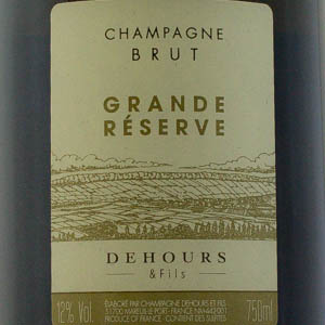 Champagne Dehours Grande Rserve Brut
