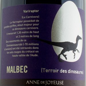 IGP Pays d'Oc  Variraptor Anne de Joyeuse 2021 Rouge    