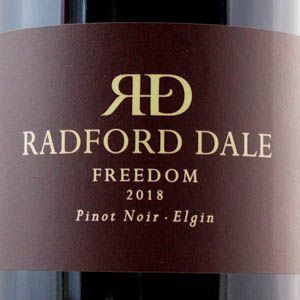 Radford Dale Elgin Valley Afrique du Sud  Pinot Noir 2018
