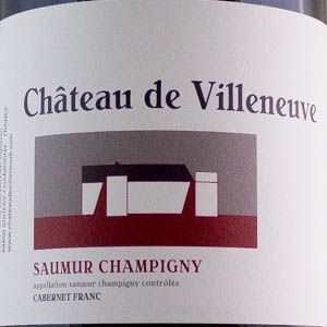 Saumur Champigny Chteau de Villeneuve 2021 Rouge