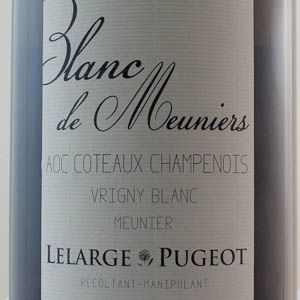 Côteaux Champenois Blanc Lelarge Pugeot 100% Meunier 2015