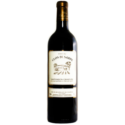 Saint Emilion Grand Cru Clos de Sarpe Rouge 2004 