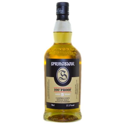 Whisky Ecosse Springbank 5 ans 100 proof