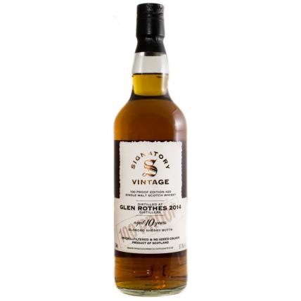 Whisky Glenrothes 10 ans 2014 Signatory Vintage 57,1%