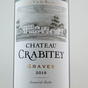 Graves Chteau Crabitey 2019 blanc